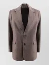 Soeur Tailored Wool Twill Blazer In Neutral