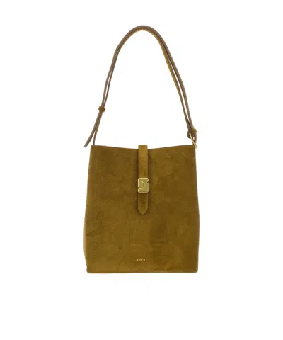 Soeur Top Handle Shoulder Bag In Brown
