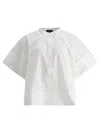 Soeur Cotton Blouse With Wide Slevees