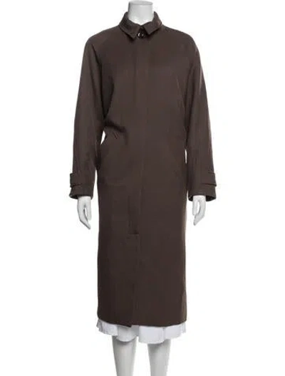 Pre-owned Soeur Trench Coat In Brown
