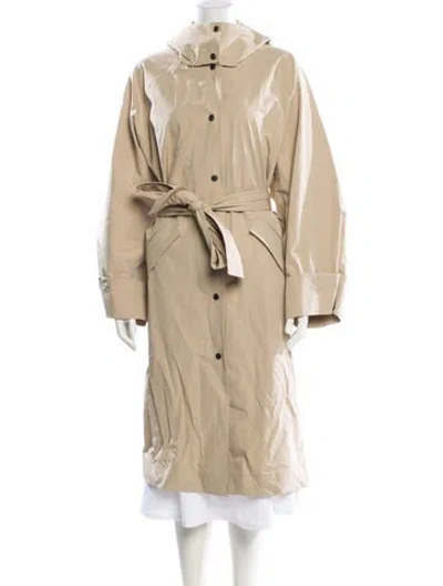 Pre-owned Soeur Trench Coat In Neutral