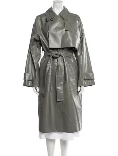 Pre-owned Soeur Trench Coat W/ Tags In Grey