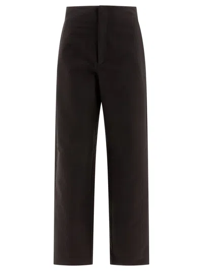 Soeur Cotton Straight-leg Trousers In Black