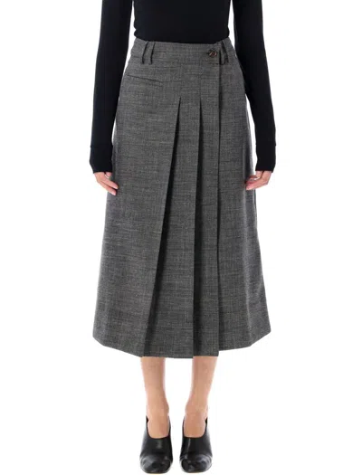 SOEUR SOEUR VARNA PLEATED MIDI SKIRT