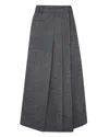 Soeur High-waisted Midi Skirt Featuring Pockets