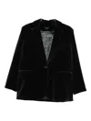 Soeur Velvet Blazer In Black