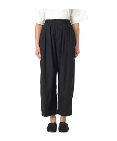 Soeur Vernon Pleated Wide-leg Pants In Black