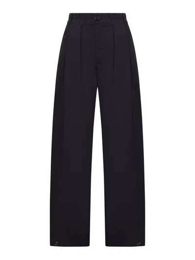 Soeur Vernon Stretch Cotton Trousers In Black