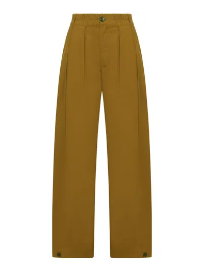 Soeur Vernon Stretch Cotton Trousers In Nude