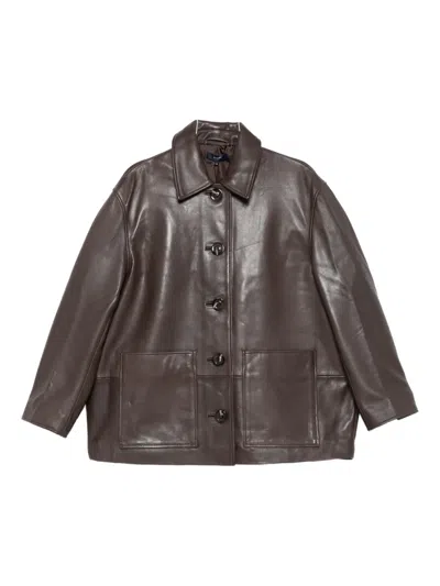 SOEUR VINCENZO BUTTON-FASTENING PATCH-POCKET JACKET