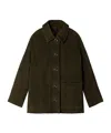 Soeur Olive Green Suede Vincenzo Jacket In Black