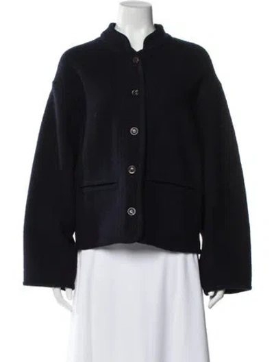 Pre-owned Soeur Virgin Wool Jacket In Blue