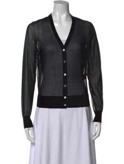 Pre-owned Soeur V-neck Sweater W/ Tags In Black