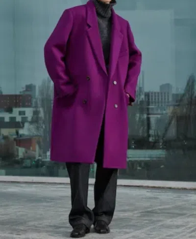 Soeur Wadden Coat In Fushia
