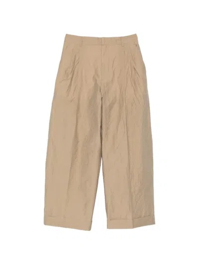 Soeur Watson Pleated Trousers In Neutral