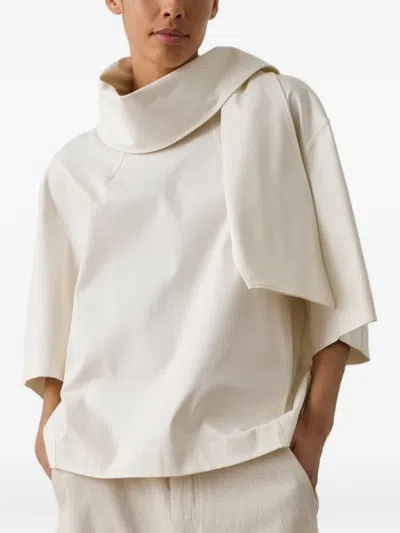 Soeur White Cotton Tee Shirt In Neutral
