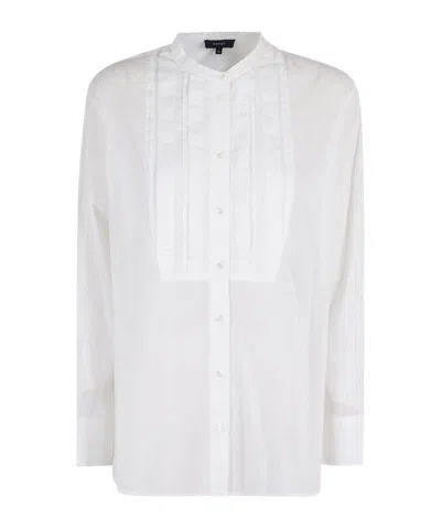 Soeur White Ruffled Shirt