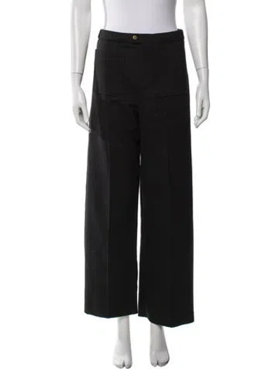 Pre-owned Soeur Wide Leg Pants In Black