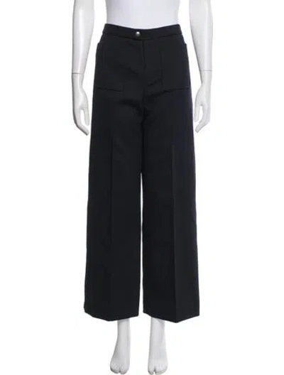 Pre-owned Soeur Wide Leg Pants In Black