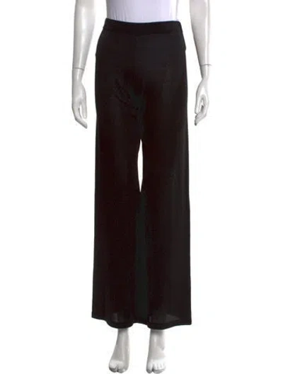 Pre-owned Soeur Wide Leg Pants In Black