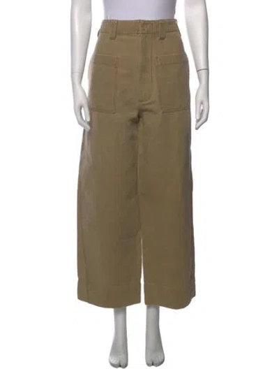 Pre-owned Soeur Wide Leg Pants In Brown/neutrals