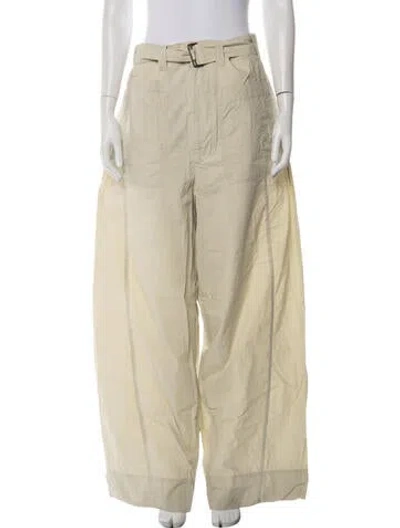 Pre-owned Soeur Wide Leg Pants In Green