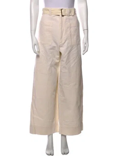 Pre-owned Soeur Wide Leg Pants In Neutrals