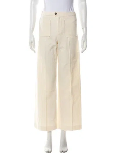 Pre-owned Soeur Wide Leg Pants In Neutrals