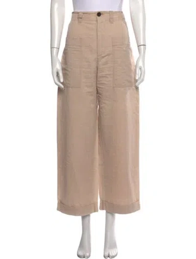 Pre-owned Soeur Wide Leg Pants In Neutrals