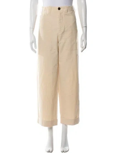 Pre-owned Soeur Wide Leg Pants In Neutrals