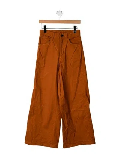 Pre-owned Soeur Wide Leg Pants In Orange