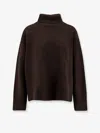 Soeur Womens Chocolat William High-neck Merino-wool Jumper In Brown