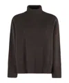 Soeur Roll-neck Ribbed Sweater In Black