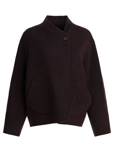 SOEUR WINDSOR COATS BROWN