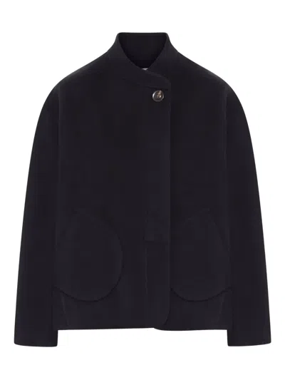 Soeur Windsor Patch-pocket Jacket In Blue