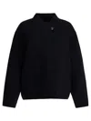 Soeur Windsor Short Double-faced Wool Coat In Blue