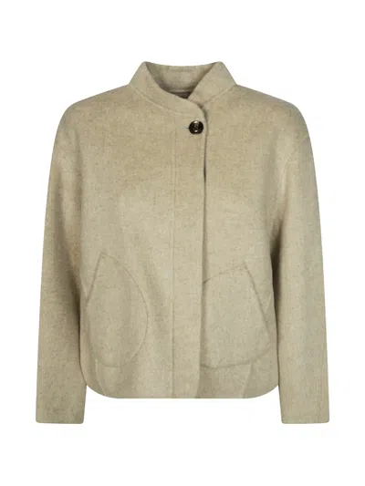 Soeur Windsor Single-button Coat In Neutrals