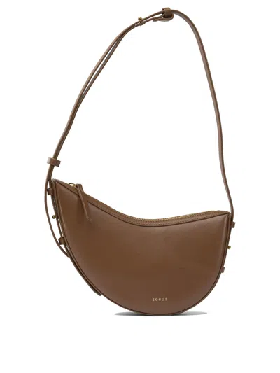 Soeur "wino" Shoulder Bag In Brown