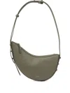 Soeur Curved Shoulder Bag Adjustable Strap In Gray