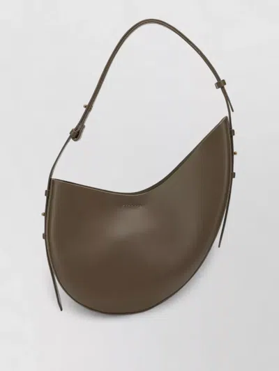 Soeur Wino Small Shoulder Bag Adjustable Strap In Brown