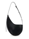 Soeur Wino Logo-embossed Leather Shoulder Bag In Black