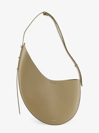 Soeur Winona Leather Crossbody Bag In Beige
