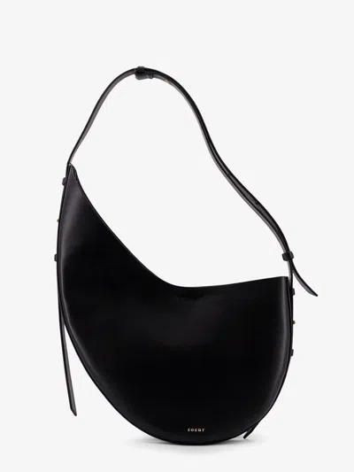 Soeur Winona Leather Shoulder Bag In Black