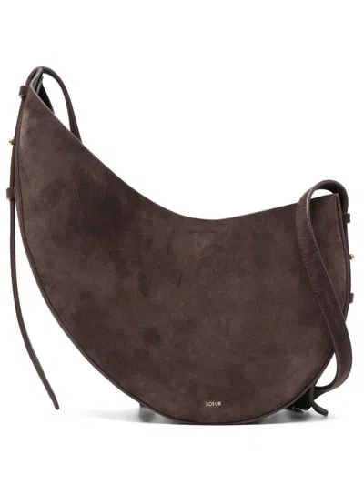 Soeur Winona Shoulder Bag In Mar03 Marron Fonce