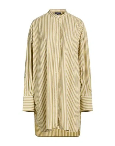 Soeur Woman Mini Dress Mustard Size 8 Cotton In Multi