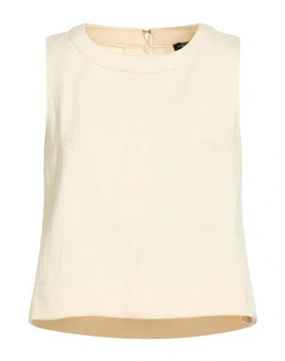 Soeur Woman Top Cream Size 8 Cotton In Neutral