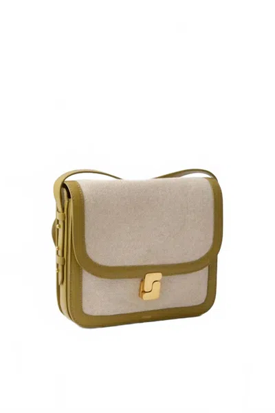 Soeur Women's Bellisima Maxi Bag In Waterproof Canvas With Pistachio In Multi