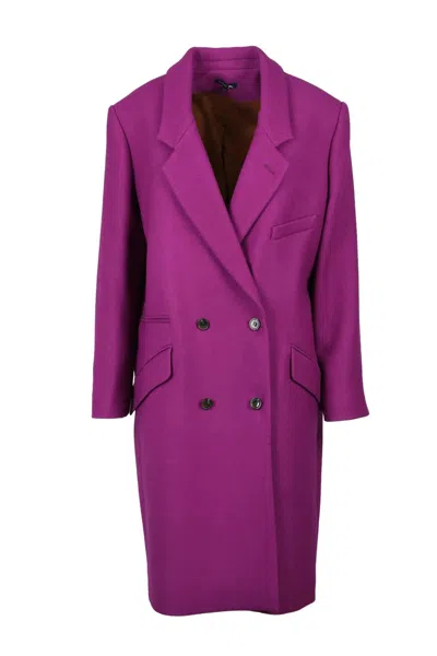 Soeur Women's Coat - Fuchsia In Purple