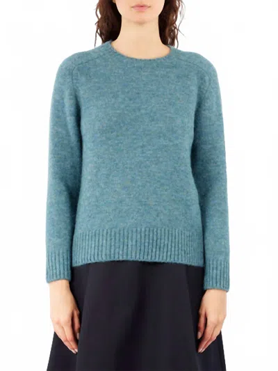 Soeur Women's Envie Sweater In Vert Deau In Blue