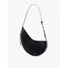 Soeur Wino Logo-embossed Leather Shoulder Bag In Noir